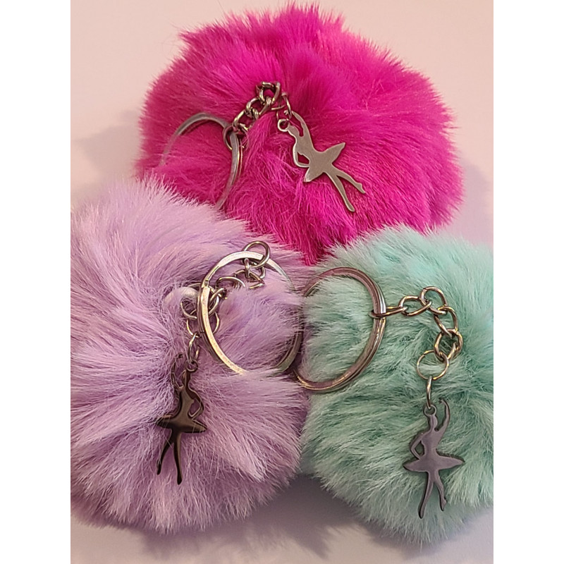 Llavero pompon