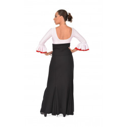 Falda flamenco Negra