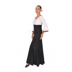 Falda flamenco Negra