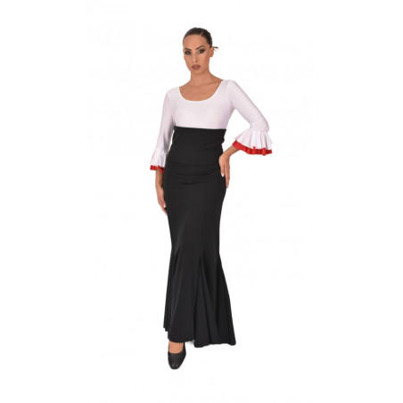 Falda flamenco Negra