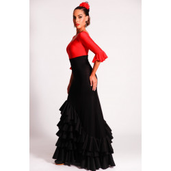 Falda flamenco volantes