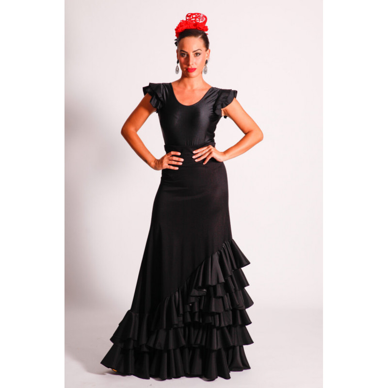 Falda flamenco volantes