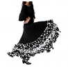 Falda flamenco lunares volantes