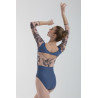 Maillot de Ballet Catalina con Estamapado de Flores