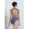 Maillot Coco cuello alto con tul floral estampado y lycra reciclada Intermezzo