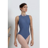 Maillot Coco cuello alto con tul floral estampado y lycra reciclada Intermezzo