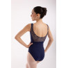 Maillot Debb Sin Mangas con Tul Flocado de Intermezzo para Ballet y Danza