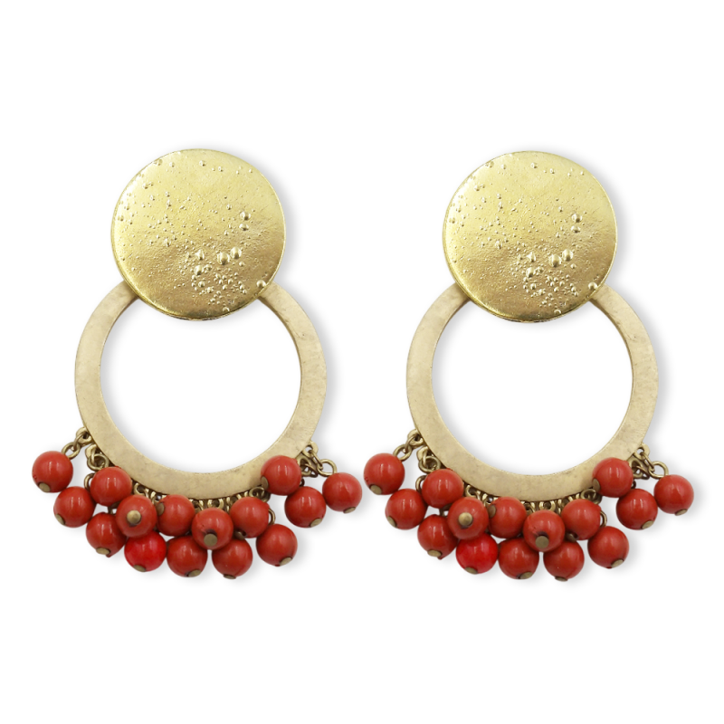 Pendientes flamenco aro bolas