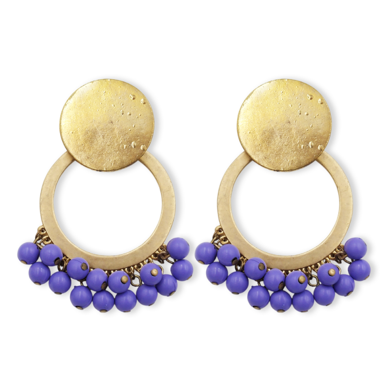Pendientes flamenco aro bolas