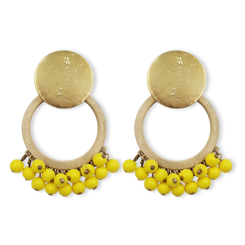Pendientes flamenco aro bolas