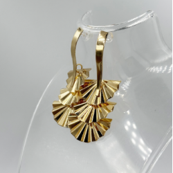 Pendientes abanicos