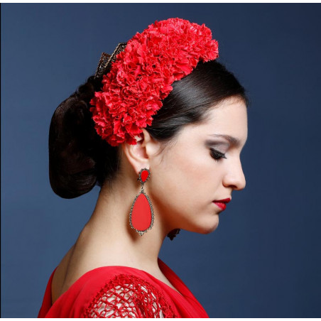 Pendiente flamenca clásico