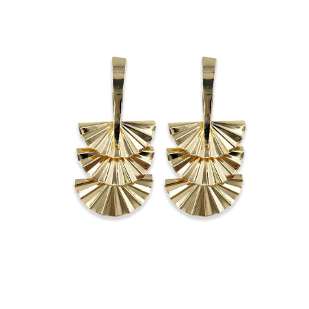 Pendientes abanicos