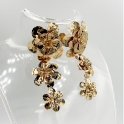 Pendientes flores