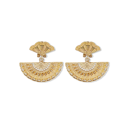 Pendientes abanicos