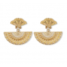 Pendientes abanicos