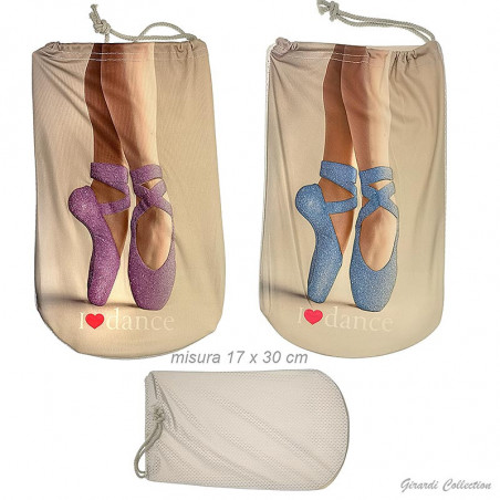 Bolsa zapatillas glitter