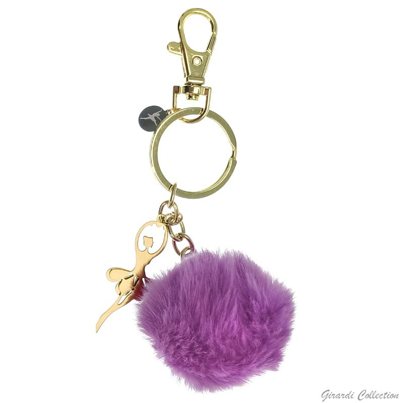 Llavero pompón