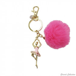 Lavero pompón bailarina esmaltada