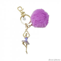 Lavero pompón bailarina esmaltada