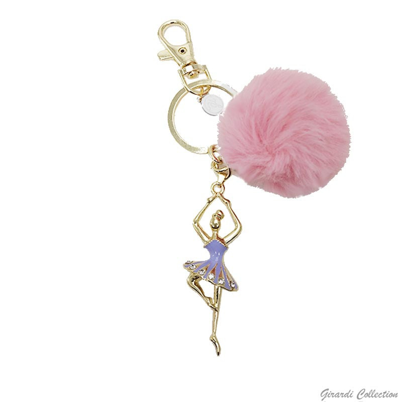 Lavero pompón bailarina esmaltada