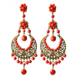 Pendientes flamenca