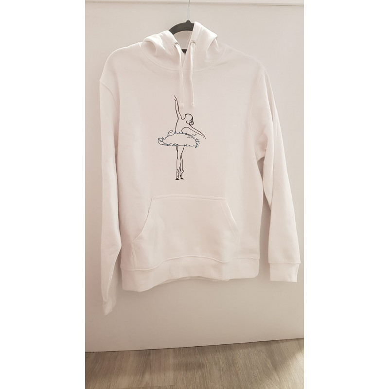 Sudadera diseño blanca
