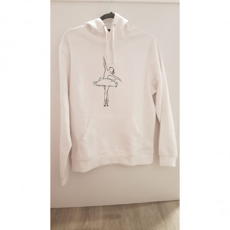 Sudadera diseño blanca
