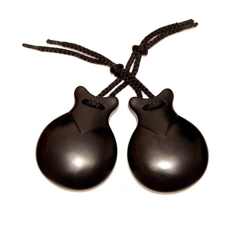 Castañuelas de fibra negra Jale