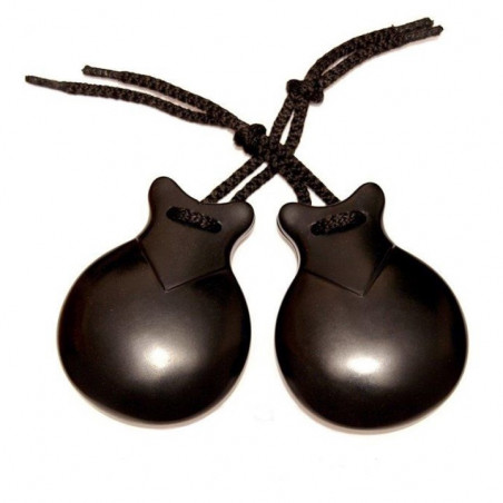 Castañuelas de fibra negra Jale